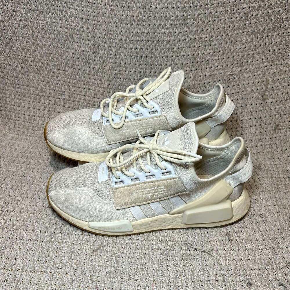 Adidas NMD_R1 V2 Beige Running Shoes, Men’s Size 10
